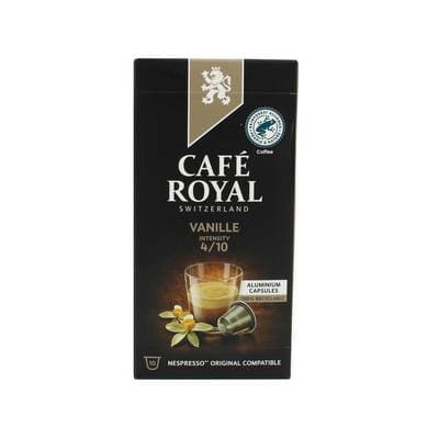 Café Royal Café Capsules Nespresso Saveur Vanille intensité 4, 10 capsules