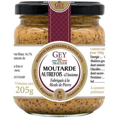 Raoul Gey Moutarde d'Autrefois à l'Ancienne, 190g
