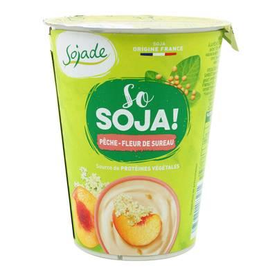 Sojade - Spécialité Soja Bio Pêche Fleur de sureau