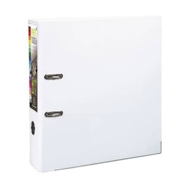 Exacompta Classeur levier blanc pour feuilles 24,2 x 29,7 cm, Dos  80 mm