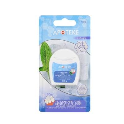 Apoteke Fil dentaire ciré mentholé 50m, 1 pièce