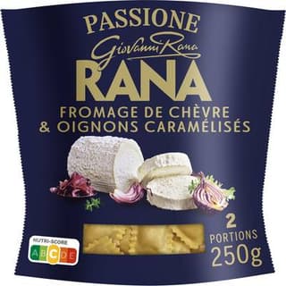 Giovanni Rana Ravioli Fromage de Chèvre et Oignons Caramélisés, 250g