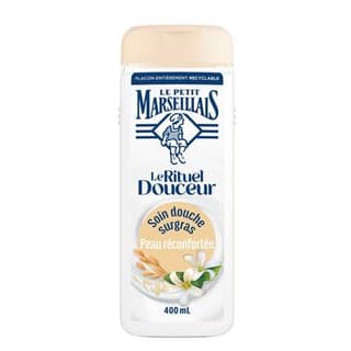 Le Petit Marseillais Crème douche Surgras Lait de Riz et Jasmin, 400ml