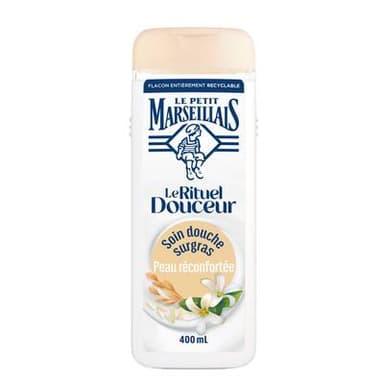Le Petit Marseillais Crème douche Surgras Lait de Riz et Jasmin, 400ml
