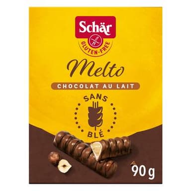 Schär Melto- Barres chocolatées sans gluten, 3x30g
