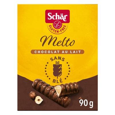 Schär Melto- Barres chocolatées sans gluten, 3x30g