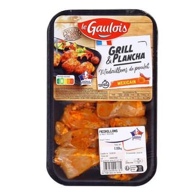 Le Gaulois Médaillons de poulet à la mexicaine, 300g