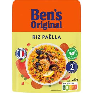 Ben's Original Riz Micro-Onde Express Façon Paëlla, 220g