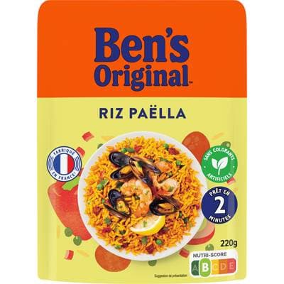 Ben's Original Riz Micro-Onde Express Façon Paëlla, 220g