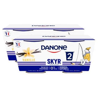 Les Danone Du Monde Skyr Vanille 0%mg, Lot de 2 - 2x140g
