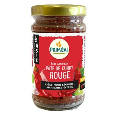 Priméal Pâte de Curry Rouge bio, 120g