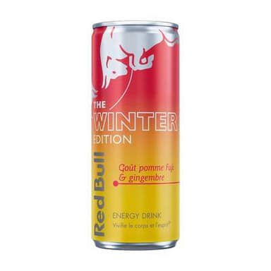 Red Bull Boisson énergisante saveur pomme fuji gingembre, 25cl