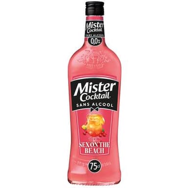 Mister Cocktail Apéritif sans alcool sex on the beach, 75cl