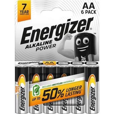 Energizer 6 piles LR06 AA Alcaline Max, 6  piles