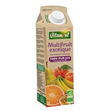 Vitamont Pur jus multifruits bio, 1L