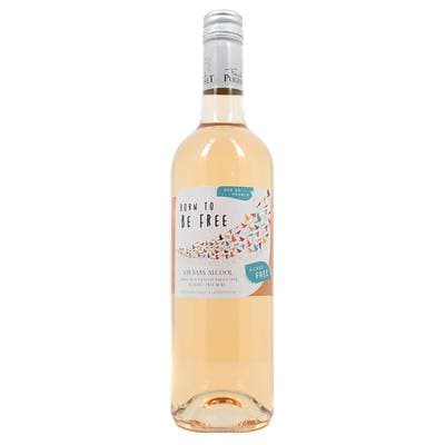 Born to be free Vin rosé sans alcool, 75cl