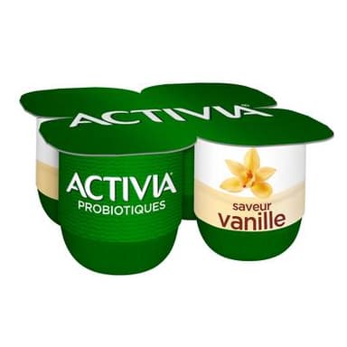 Activia Yaourt vanille bifidus, 4x125g