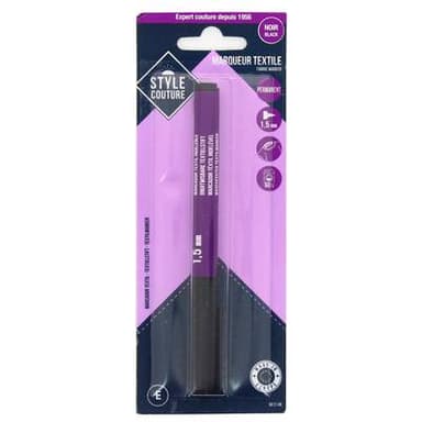 Style couture Feutre marqueur textile noir