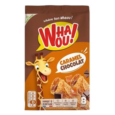 Whaou Crêpes Chocolat Caramel x8, 256g