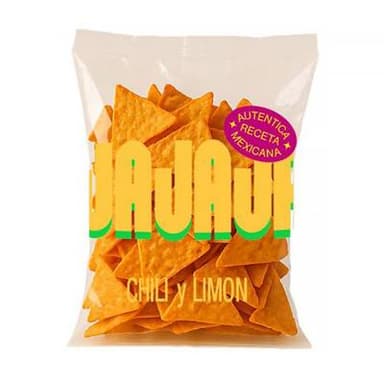 Jajaja Tortilla chips Chile y Limon, 150g