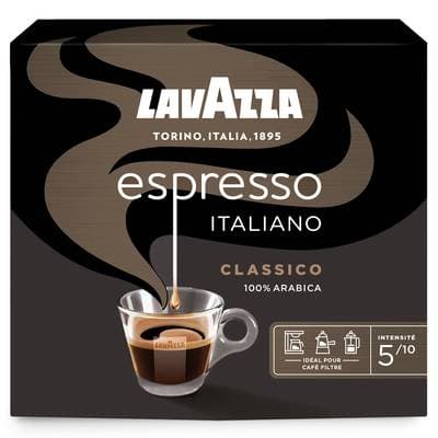 Lavazza Café moulu Espresso Italiano Classico 100% arabica, 2x250g