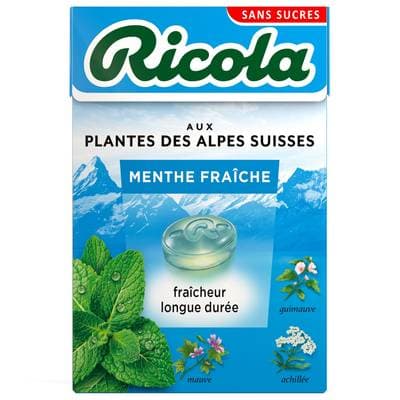 Ricola Bonbons menthe fraiche, 50g