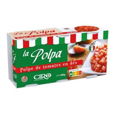 3760014293382 - Ciro - Pulpe de Tomates dés - Polpa 