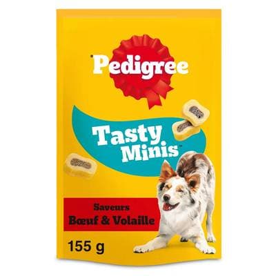 Pedigree Sa Récompense - Bouchées fourrées au boeuf pour chien adulte, 155g