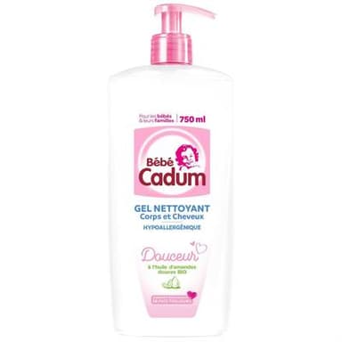 Bébé Cadum Gel nettoyant corps et cheveux, 750ml