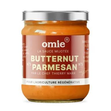 Omie Sauce Butternut Parmesan Bio - Par le Chef Thierry Marx, 180g