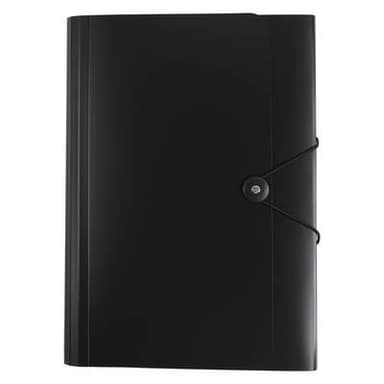 Auchan Trieur à soufflet A4 noir, 1 trieur