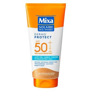 Mixa Lait solaire Anti-sel, sable, chlore et hydratation SPF50+, 175ml