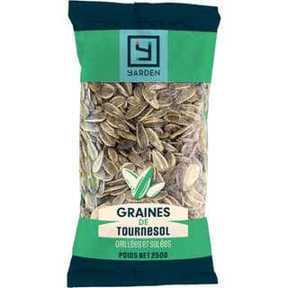 Yarden Graines de Tournesol Grillées et Salées, 250g
