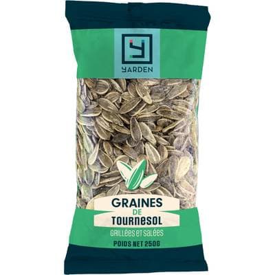 Yarden Graines de Tournesol Grillées et Salées, 250g