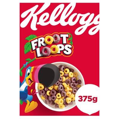 Kellogg's Céréales aux fruits Froot loops, 375g
