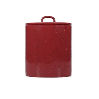 Collection Fika Bocal 14xH18cm avec couvercle burgundy Fika, 1 bocal