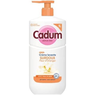 Cadum Crème lavante surdoux fleur d'Oranger, 1L
