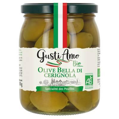 Gusti Amo - Olives Vertes Bella Cerignola Bio