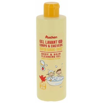 COSMIA Gel lavant 2en1 corps & cheveux parfum banane fraise, 250ml