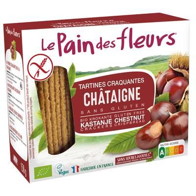 Le pain des fleurs - Tartines craquantes à la châtaigne, sans gluten, bio
