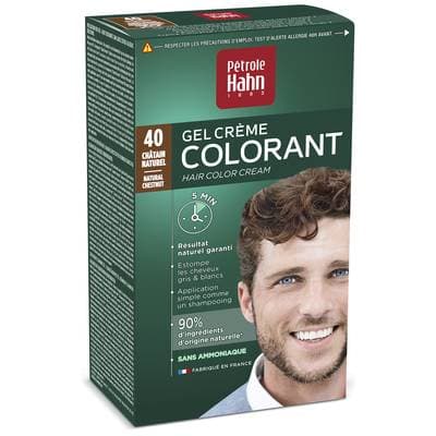 Pétrole Hahn Crème colorante châtain n°40