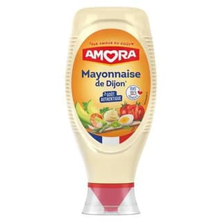 Amora Mayonnaise de Dijon en Flacon Souple Squeeze Top Down, 710g