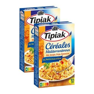 Tipiak Céréales à la Méditerranéenne, Lot de 2 -2x200g