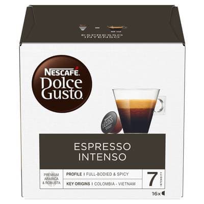 Nescafe Dolce Gusto Café Espresso Intenso Intensité 7, 16 capsules