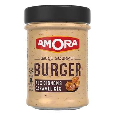 Amora Sauce Burger aux Oignons Caramélisés en bocal, 188g