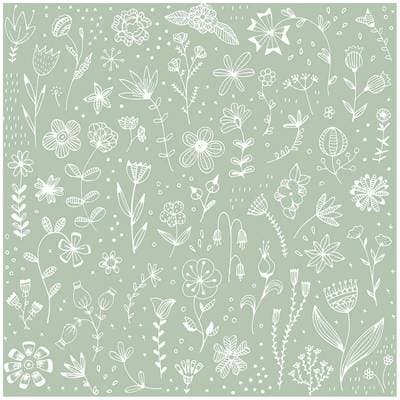 Paperproducts Design Serviette en papier Pure Eucalyptus, 20 serviettes de 33x33 cm