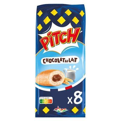 Pasquier Pitch Brioche Chocolat au Lait, 8 brioches - 300g