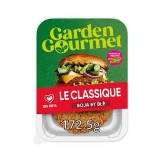 Garden Gourmet Le Classique soja et blé, 2 pièces - 173g