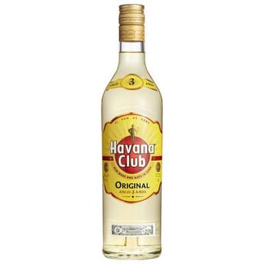 Havana Club Rhum blanc 3 ans 37,5°, 1L