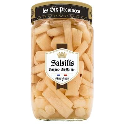 Les Six Provinces Salsifis Coupés au Naturel en bocal, 660g